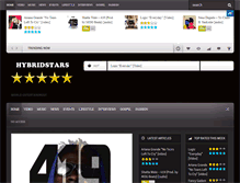 Tablet Screenshot of hybridstars.com